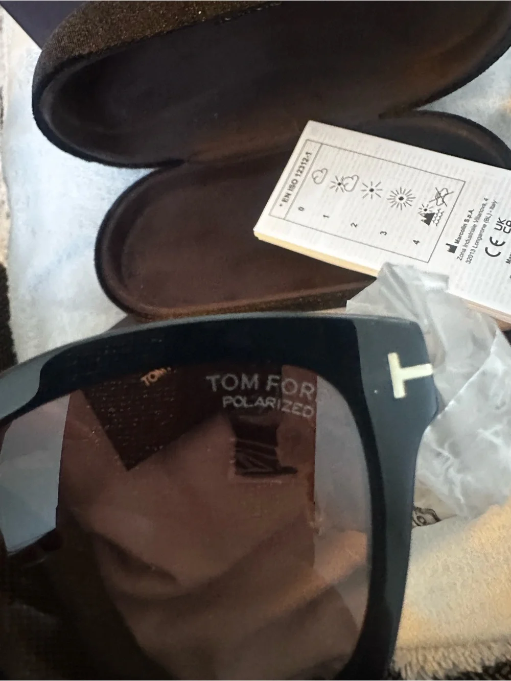 Tom Ford Classic Shiny Black sunglasses